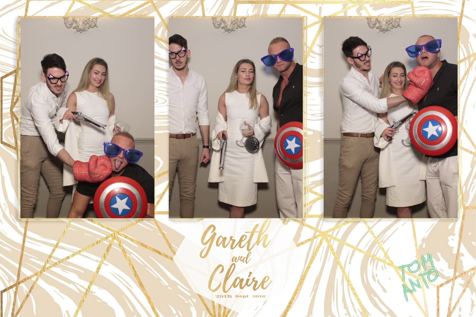 Claire & Gareth's Wedding | View more photos from the event at gallery.myphotoboothexperience.co.uk/u/MyPhotoBoothExperienceLtd/Claire-Gareths-Wedding